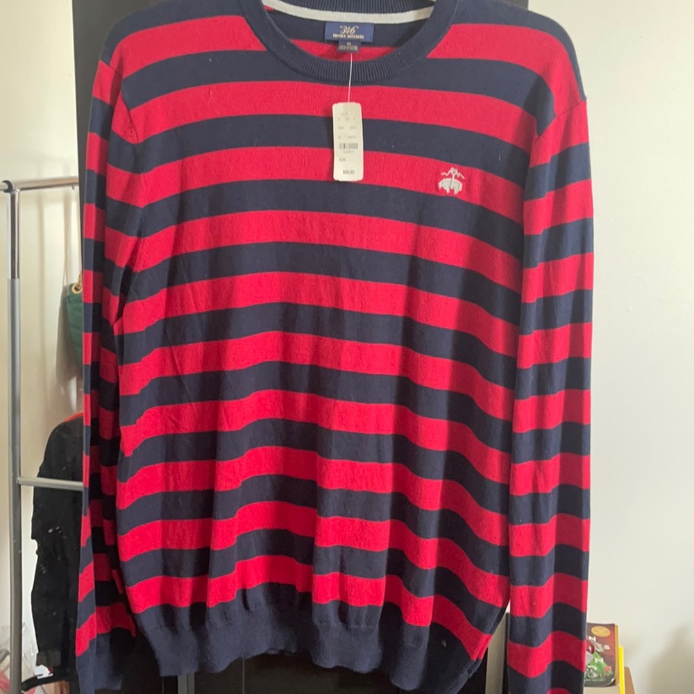 Brooks brothers men’s long sleeve cotton sweater